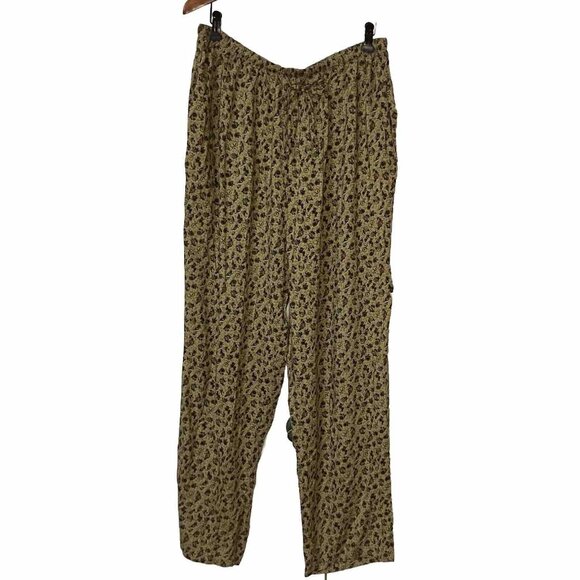 Vintage Floral Wide Leg Pants - Picture 1 of 5